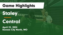 Staley  vs Central  Game Highlights - April 22, 2024