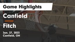 Canfield  vs Fitch  Game Highlights - Jan. 27, 2023