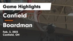 Canfield  vs Boardman  Game Highlights - Feb. 3, 2023