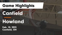 Canfield  vs Howland  Game Highlights - Feb. 10, 2023