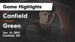 Canfield  vs Green  Game Highlights - Jan. 14, 2024