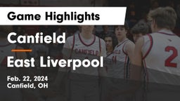 Canfield  vs East Liverpool  Game Highlights - Feb. 22, 2024