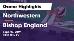 Northwestern  vs Bishop England  Game Highlights - Sept. 28, 2019
