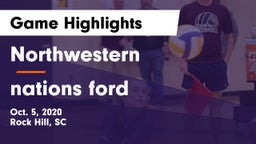 Northwestern  vs nations ford Game Highlights - Oct. 5, 2020