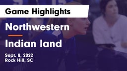 Northwestern  vs Indian land Game Highlights - Sept. 8, 2022
