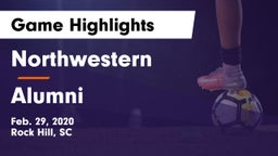 Northwestern  vs Alumni Game Highlights - Feb. 29, 2020