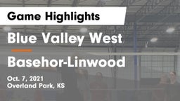 Blue Valley West  vs Basehor-Linwood  Game Highlights - Oct. 7, 2021