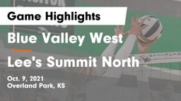 Blue Valley West  vs Lee's Summit North  Game Highlights - Oct. 9, 2021