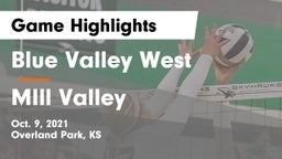 Blue Valley West  vs MIll Valley  Game Highlights - Oct. 9, 2021