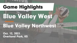 Blue Valley West  vs Blue Valley Northwest  Game Highlights - Oct. 12, 2021