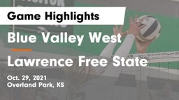 Blue Valley West  vs Lawrence Free State  Game Highlights - Oct. 29, 2021