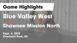 Blue Valley West  vs Shawnee Mission North  Game Highlights - Sept. 6, 2022