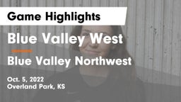Blue Valley West  vs Blue Valley Northwest  Game Highlights - Oct. 5, 2022