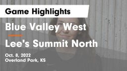 Blue Valley West  vs Lee's Summit North  Game Highlights - Oct. 8, 2022