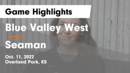Blue Valley West  vs Seaman  Game Highlights - Oct. 11, 2022