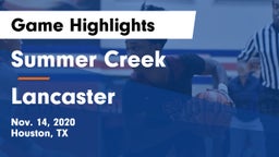 Summer Creek  vs Lancaster  Game Highlights - Nov. 14, 2020