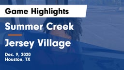 Summer Creek  vs Jersey Village  Game Highlights - Dec. 9, 2020