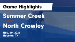 Summer Creek  vs North Crowley  Game Highlights - Nov. 19, 2021