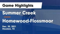 Summer Creek  vs Homewood-Flossmoor  Game Highlights - Dec. 20, 2021
