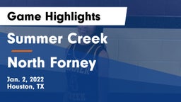 Summer Creek  vs North Forney  Game Highlights - Jan. 2, 2022