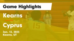 Kearns  vs Cyprus  Game Highlights - Jan. 13, 2023
