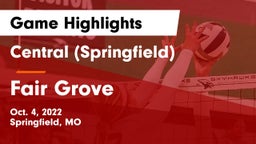 Central  (Springfield) vs Fair Grove  Game Highlights - Oct. 4, 2022