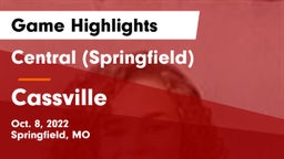 Central  (Springfield) vs Cassville  Game Highlights - Oct. 8, 2022