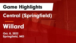 Central  (Springfield) vs Willard  Game Highlights - Oct. 8, 2022