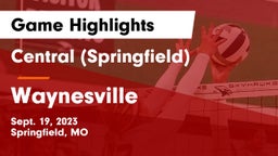 Central  (Springfield) vs Waynesville  Game Highlights - Sept. 19, 2023