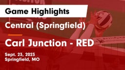 Central  (Springfield) vs Carl Junction - RED Game Highlights - Sept. 23, 2023