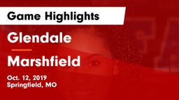 Glendale  vs Marshfield  Game Highlights - Oct. 12, 2019