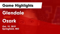 Glendale  vs Ozark  Game Highlights - Oct. 19, 2019