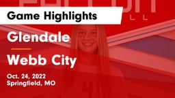 Glendale  vs Webb City  Game Highlights - Oct. 24, 2022