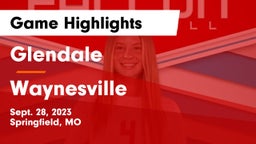 Glendale  vs Waynesville  Game Highlights - Sept. 28, 2023