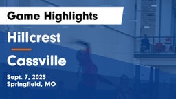 Hillcrest  vs Cassville  Game Highlights - Sept. 7, 2023