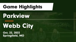 Parkview  vs Webb City Game Highlights - Oct. 22, 2022