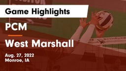 PCM  vs West Marshall  Game Highlights - Aug. 27, 2022