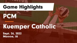 PCM  vs Kuemper Catholic  Game Highlights - Sept. 26, 2022