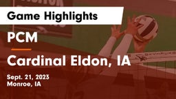 PCM  vs Cardinal Eldon, IA Game Highlights - Sept. 21, 2023