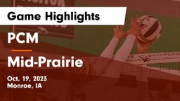 PCM  vs Mid-Prairie  Game Highlights - Oct. 19, 2023