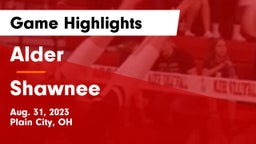 Alder  vs Shawnee  Game Highlights - Aug. 31, 2023