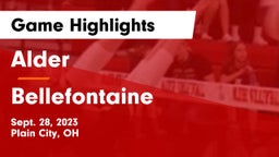 Alder  vs Bellefontaine  Game Highlights - Sept. 28, 2023
