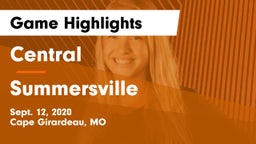 Central  vs Summersville   Game Highlights - Sept. 12, 2020