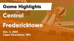 Central  vs Fredericktown  Game Highlights - Oct. 3, 2022