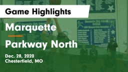 Marquette  vs Parkway North  Game Highlights - Dec. 28, 2020