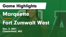 Marquette  vs Fort Zumwalt West  Game Highlights - Dec. 3, 2021