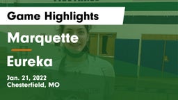 Marquette  vs Eureka  Game Highlights - Jan. 21, 2022