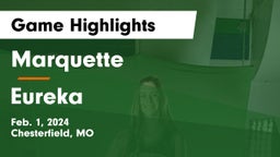 Marquette  vs Eureka  Game Highlights - Feb. 1, 2024