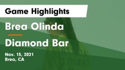 Brea Olinda  vs Diamond Bar Game Highlights - Nov. 15, 2021
