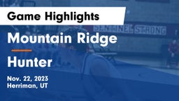 Mountain Ridge  vs Hunter  Game Highlights - Nov. 22, 2023